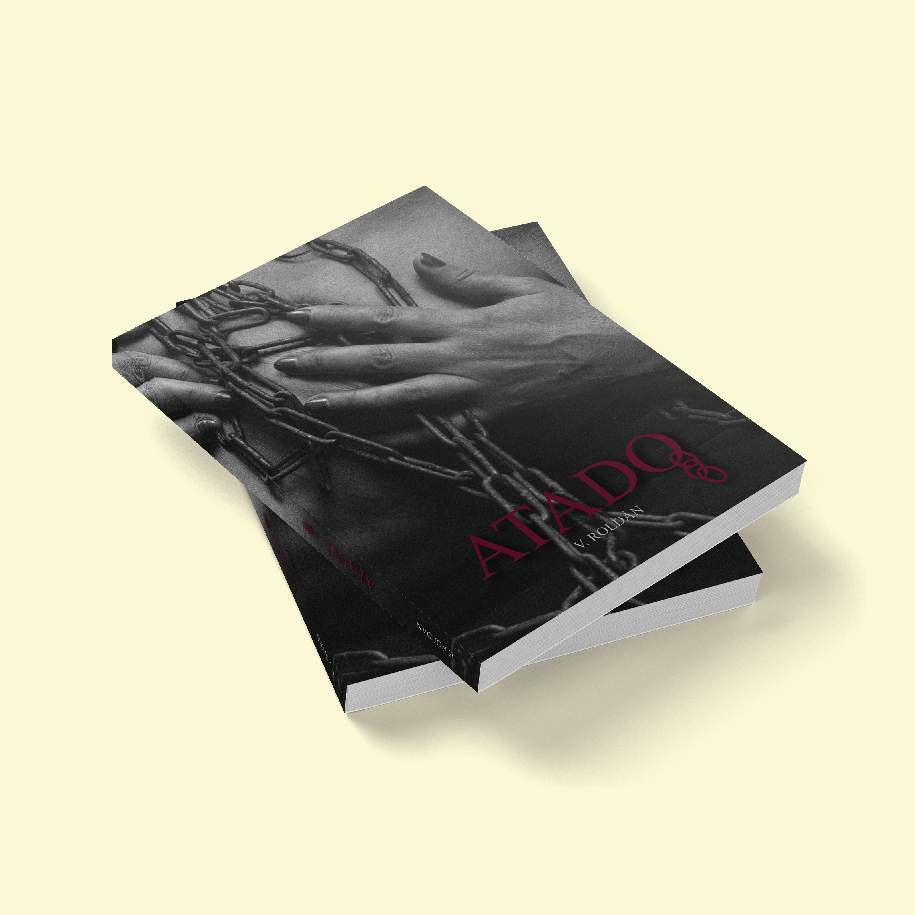 Libro "Atado" de V. Roldán, autopublicado en Amazon KDP a través de IN Ediciones