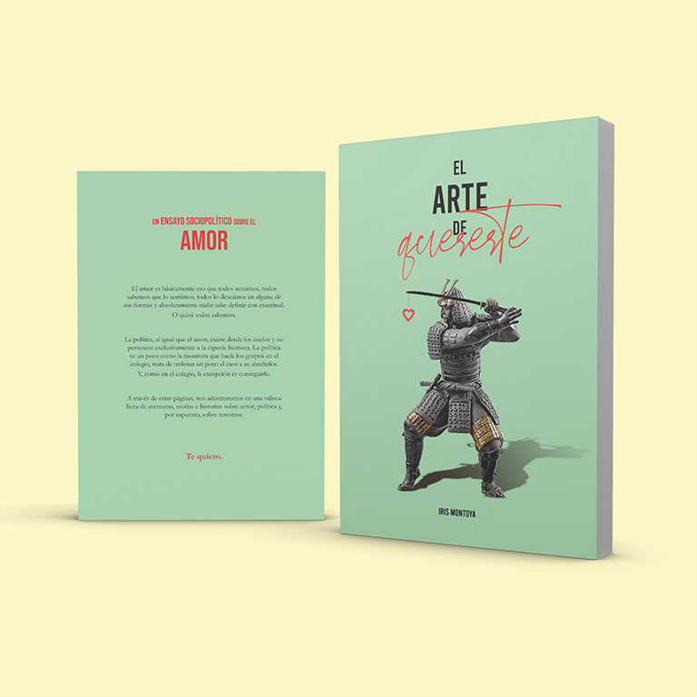 Libro "El arte de quererte" de Iris Montoya, autopublicado a través de IN Ediciones